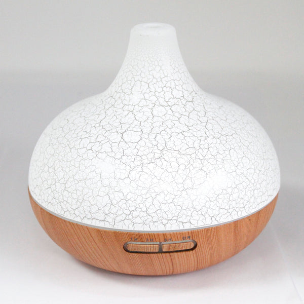Santorini Aroma Diffúzor - Repedezett Hatás - USB - Színváltós - Időzítővel-0