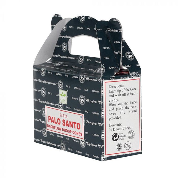 Satya"Folyékony Füst" Illatos Kúpok - Palo Santo (24 db)-1
