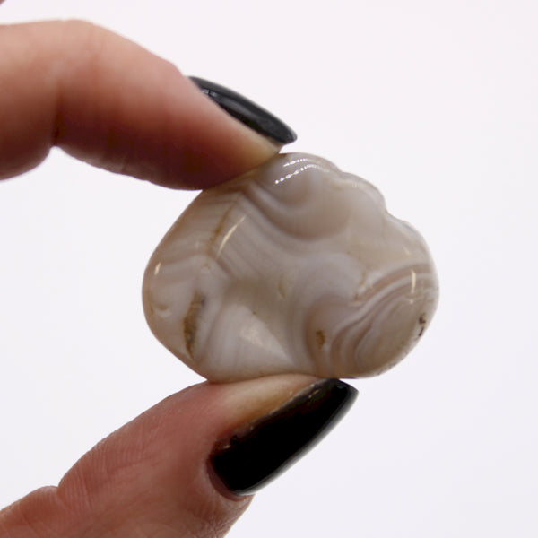 Közepes Afrikai Marokkövek - Szürke Achát - Botswana-1