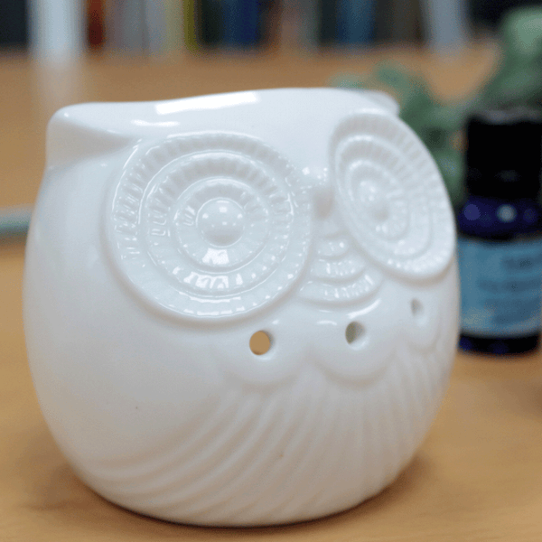 Klasszikus Fehér Aromalámpa - Alacsony Bagoly-5