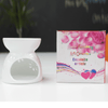 Klasszikus Fehér Aromalámpa - Virágminta-5