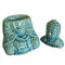 Ülő Buddha Aromalámpa - Kék-3