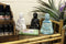 Ülő Buddha Aromalámpa - Kék-4