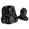 Ülő Buddha Aromalámpa - Fekete-3