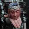 Buddha Aromalámpa - Világosrózsaszín és Zöldeskék-2