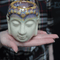 Buddha Aromalámpa - Krém és Mentolzöld-1