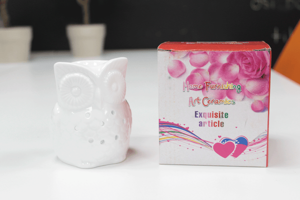 Klasszikus Fehér Aromalámpa - Magas Bagoly-5