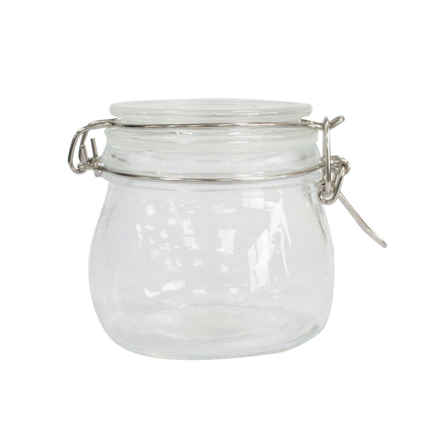 Üveg Tárolóedény-Kapcsos-500ml-0