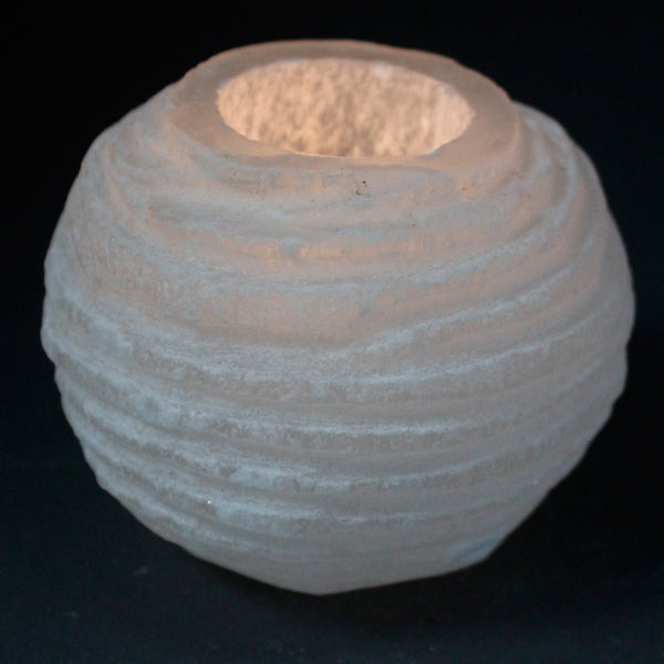 Szelenit Hógolyó Mécsestartó - 8 cm-1