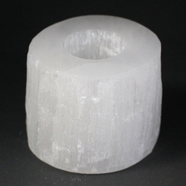 Szelenit Henger Mécsestartó - 8 cm-0
