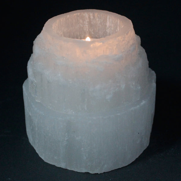 Szelenit Hegycsúcs Mécsestartó - 8 cm-1