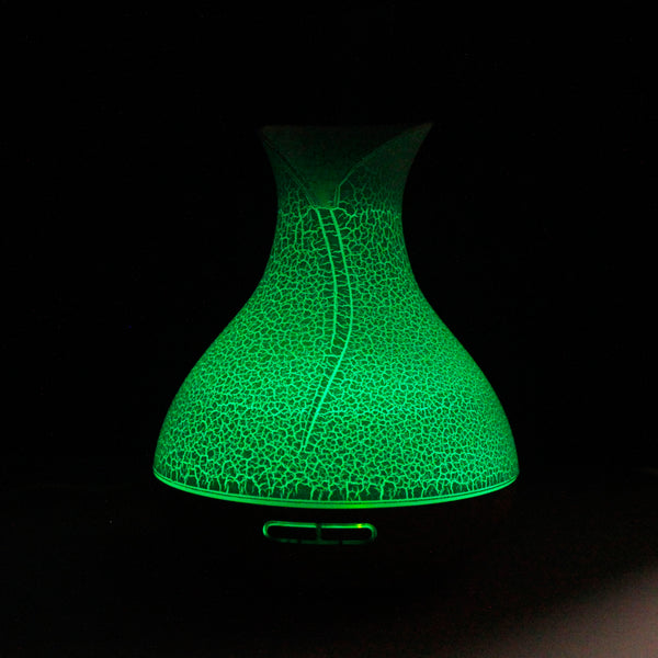 Pálma Aroma Diffúzor - Repedezett Hatás - USB - Színváltós - Időzítővel-3