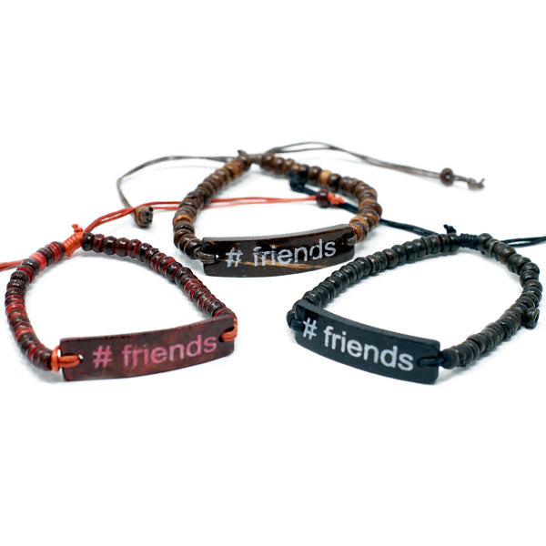 KókuszKarkötők Szlogennel - #Friends-0