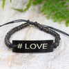 KókuszKarkötők Szlogennel - #Love-3