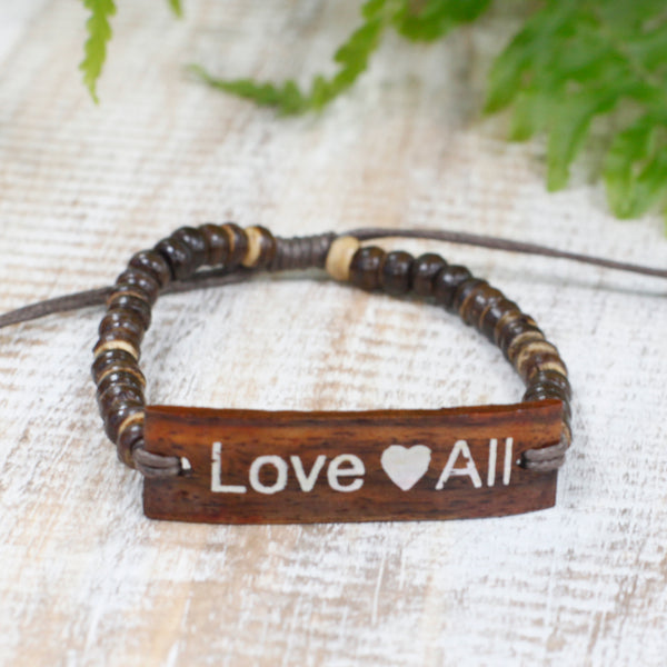 KókuszKarkötők Szlogennel - LoveAll-3