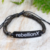KókuszKarkötők Szlogennel - Rebellion X-3