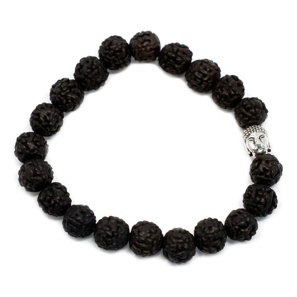 Rudraksha Mala Karkötő - Sötét-0
