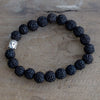 Rudraksha Mala Karkötő - Sötét-2