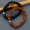 Rudraksha Mala Karkötő - Sötét-4