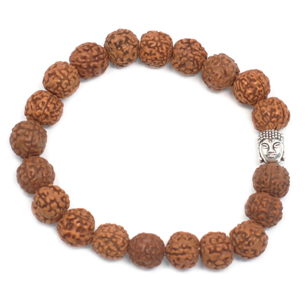 Rudraksha Mala Karkötő - Barna-0