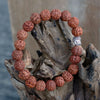 Rudraksha Mala Karkötő- Natúr-2
