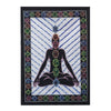 Kézi Festésű Pamut Falidísz - Chakra Buddha-0