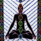 Kézi Festésű Pamut Falidísz - Chakra Buddha-1