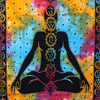 Kettős Pamut Ágytakaró / Falidísz - Chakra Buddha-1