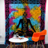 Kettős Pamut Ágytakaró / Falidísz - Chakra Buddha-3