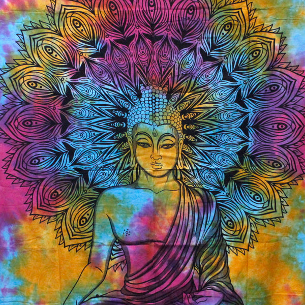 EgyesPamut Ágytakaró / Falidísz -Békés Buddha-1