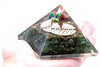 Orgonit Piramis - Zöld Aventurín - Az Élet Virága - 70 mm-1