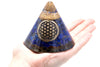 Orgonit Kúp - Lapis Lazuli és Kvarc - Az Élet Virága- 90 mm-1