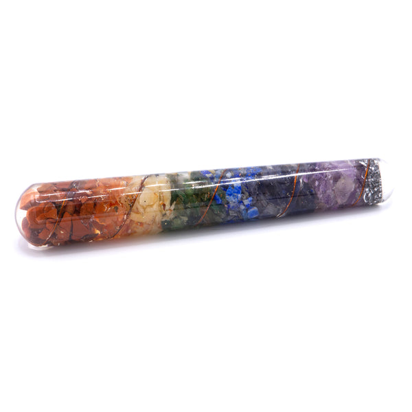 Orgonit Chakra és Réz Gyógyító Pálcika - 140 x 30 mm-0