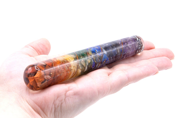 Orgonit Chakra és Réz Gyógyító Pálcika - 140 x 30 mm-1