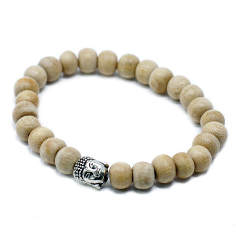 Illatos Szantálfa Gyöngy Buddha Karkötők-0