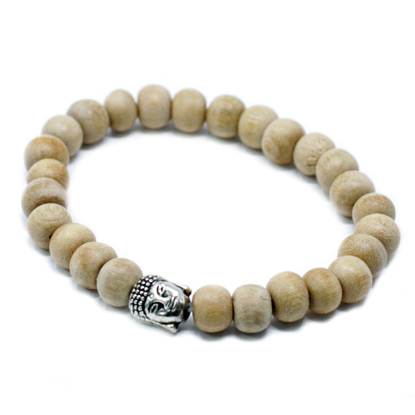 Illatos Szantálfa Gyöngy Buddha Karkötők-0