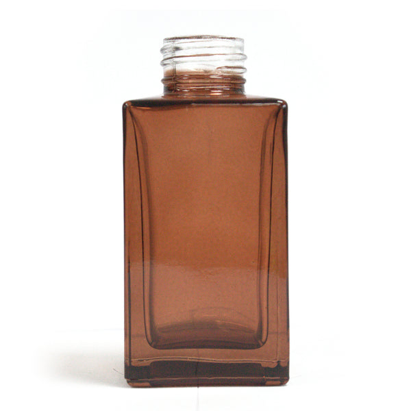 100 ml Négyzetes Magas Diffúzor Flakon - Jantár-0