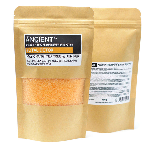 Aromaterápiás Fürdősó Papír Csomagolásban 350g - Detox-0