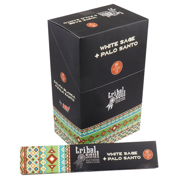 Tribal Füstölőpálcika- Fehér Zsálya és Palo Santo-0