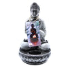 Buddha Gyertyatartó - Fehér - Közepes-0