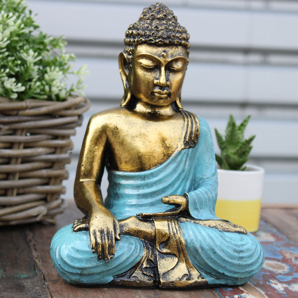 Kékeszöld és Arany Buddha - Nagy-6