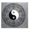 B&W Kettős Pamut Ágytakaró / Falidísz - Yin - Yang-0