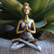Yoga Lady Szobrocska -  Bronz & Ezüst 24cm-1