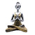 Yoga Lady Szobrocska -Ezüst & Arany 24cm-0