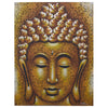 Buddha Festmény - Arany Brokát Hatás-0
