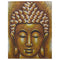 Buddha Festmény - Arany Brokát Hatás-0