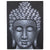 Buddha Festmény - Szürke Brokát Hatás-0