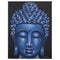Buddha Festmény - Kék Brokát Hatás-0