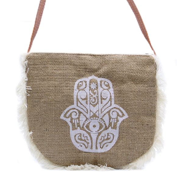 Rojtos Válltáska - Nyomtatott Hamsa-0