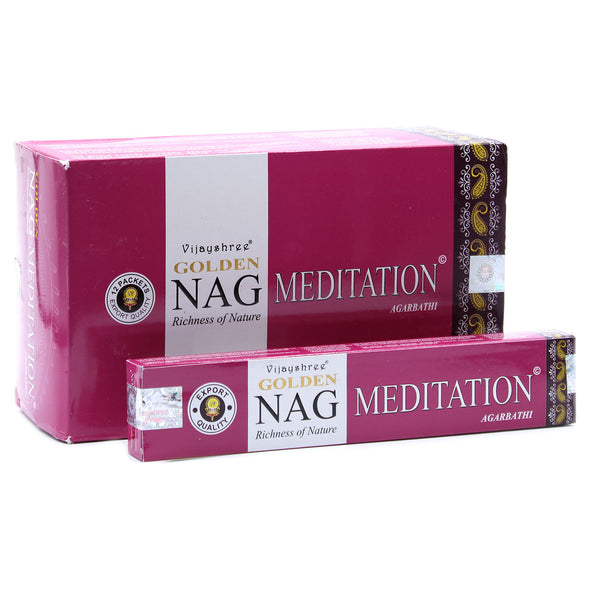 15g Golden Nag Füstölőpálcikák- Meditáció-0